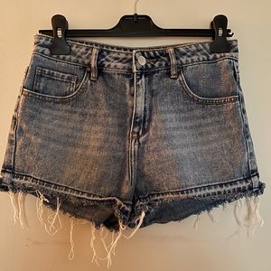 PACSUN high waisted denim shorts